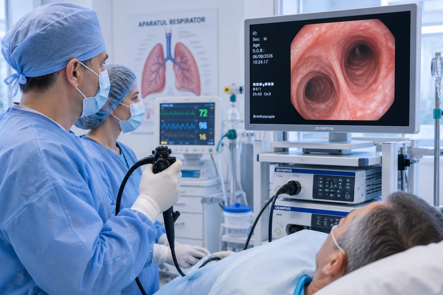 Bronhoscopia – examinarea căilor respiratorii