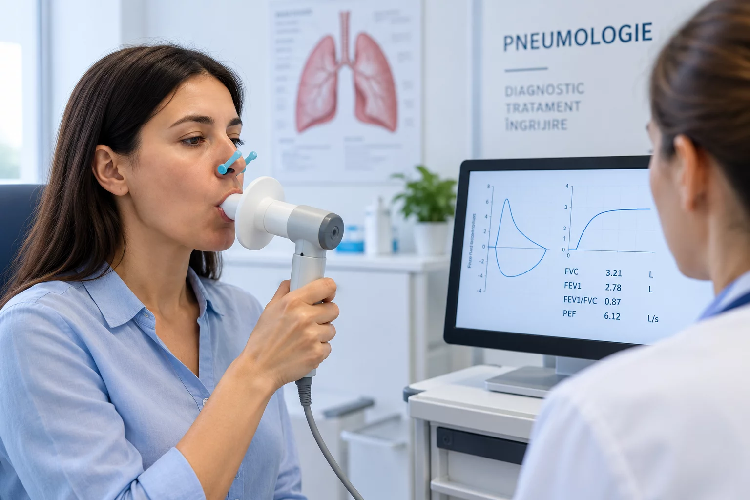 Spirometria – evaluarea funcției respiratorii